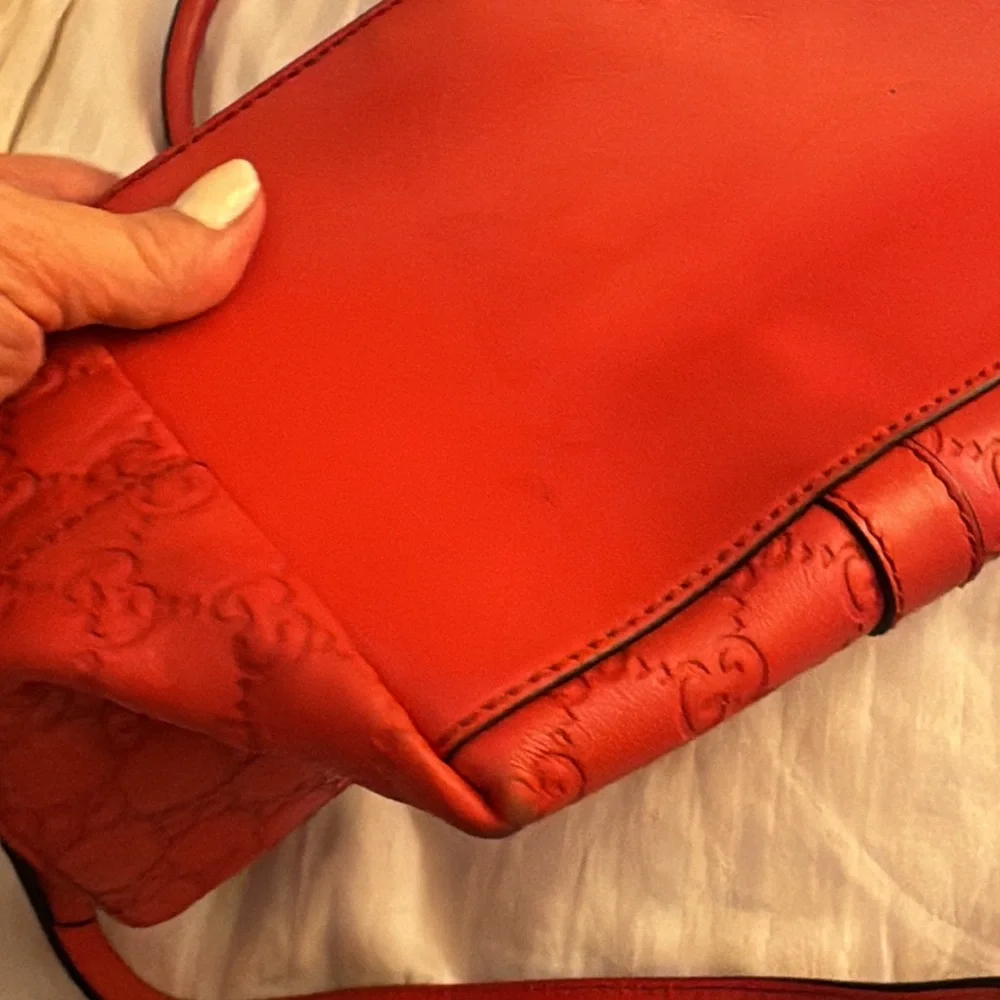 Gucci micro guccissima convertible dome bag orange….. - Picture 4 of 11